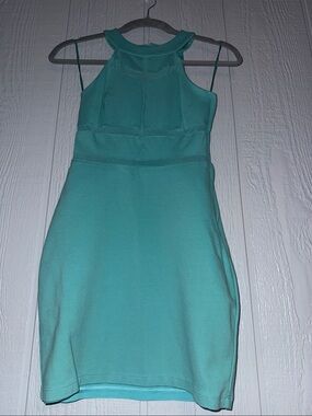 Guess by Marciano Mint (Turquoise) Halter Mini Dress